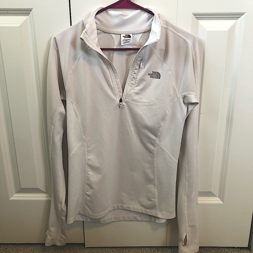 North Face half zip top